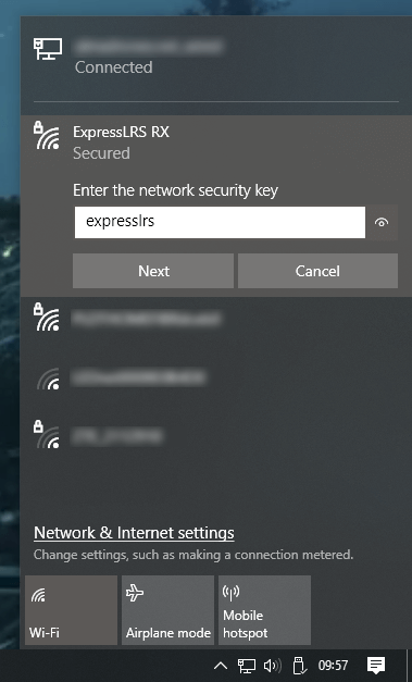 RX Wi-Fi network