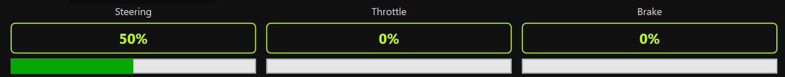 Live input bars