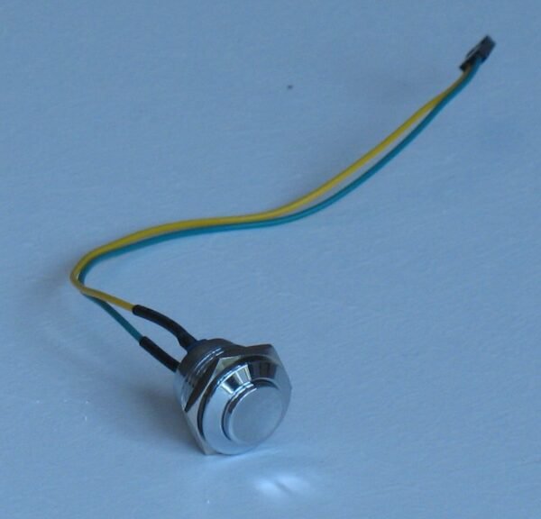 Push button (cabled) - aluminium - Image 3