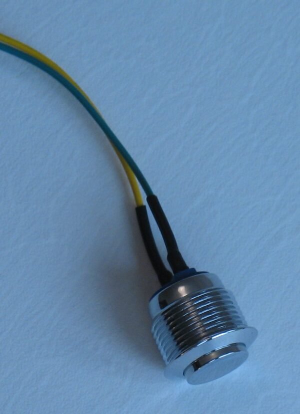 Push button (cabled) - aluminium - Image 2