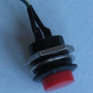 Push button (cabled) - Red plastic