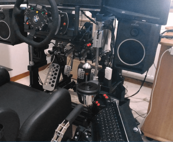 Three HSR Mini Button boxes installed