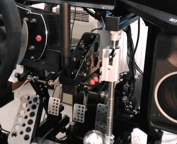 HSR Mini Button box installed under ShiftR