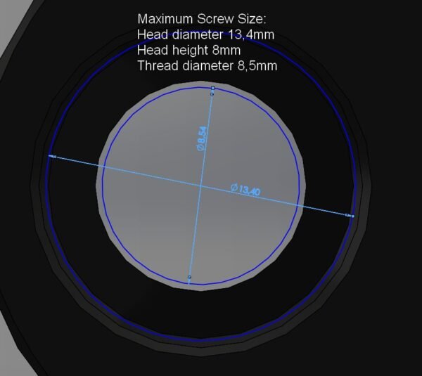 HoleMaximumScrewSize