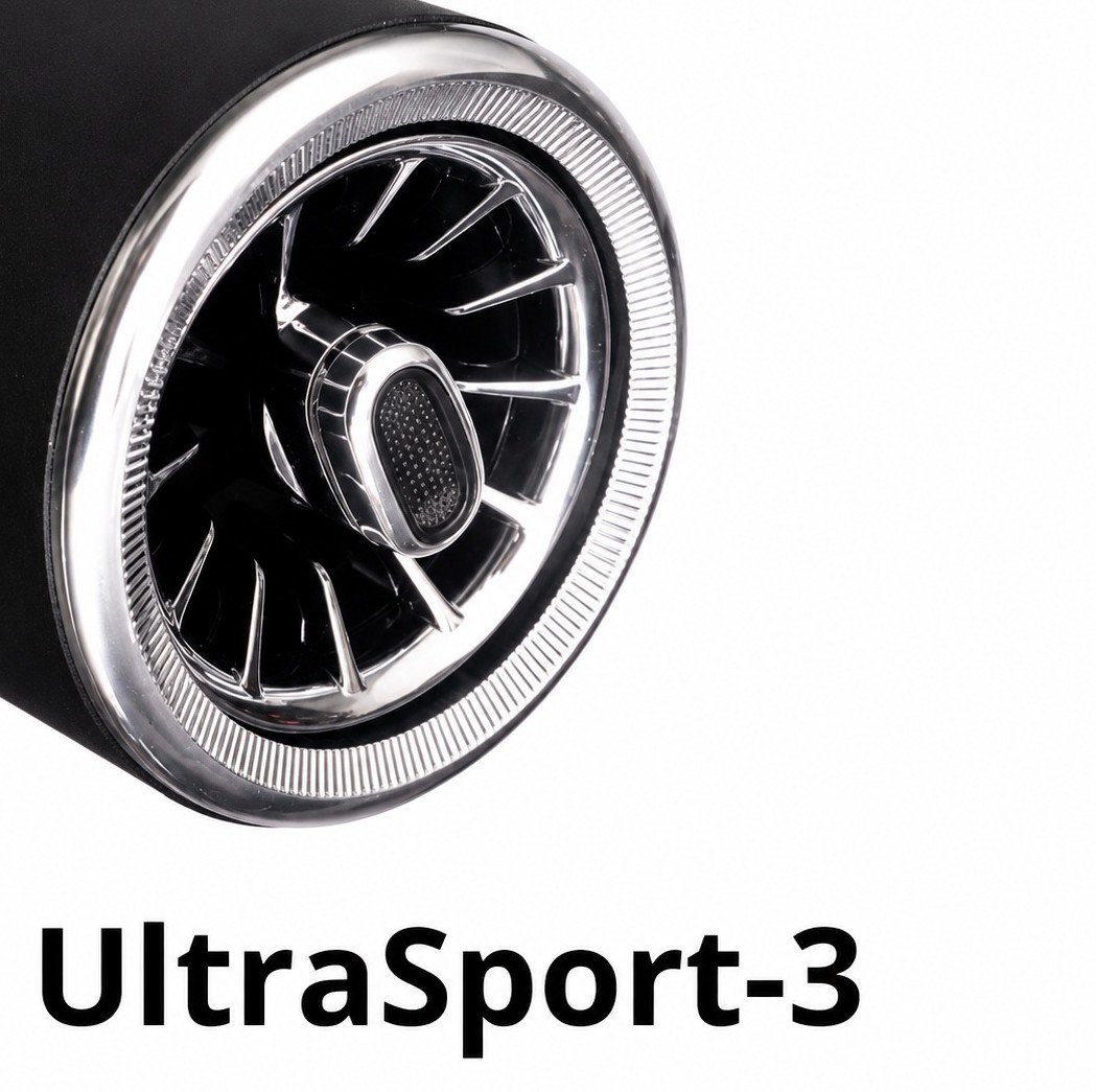 ULTRAWIND SPORT wind simulator — colour finish detail, chrome air outlet