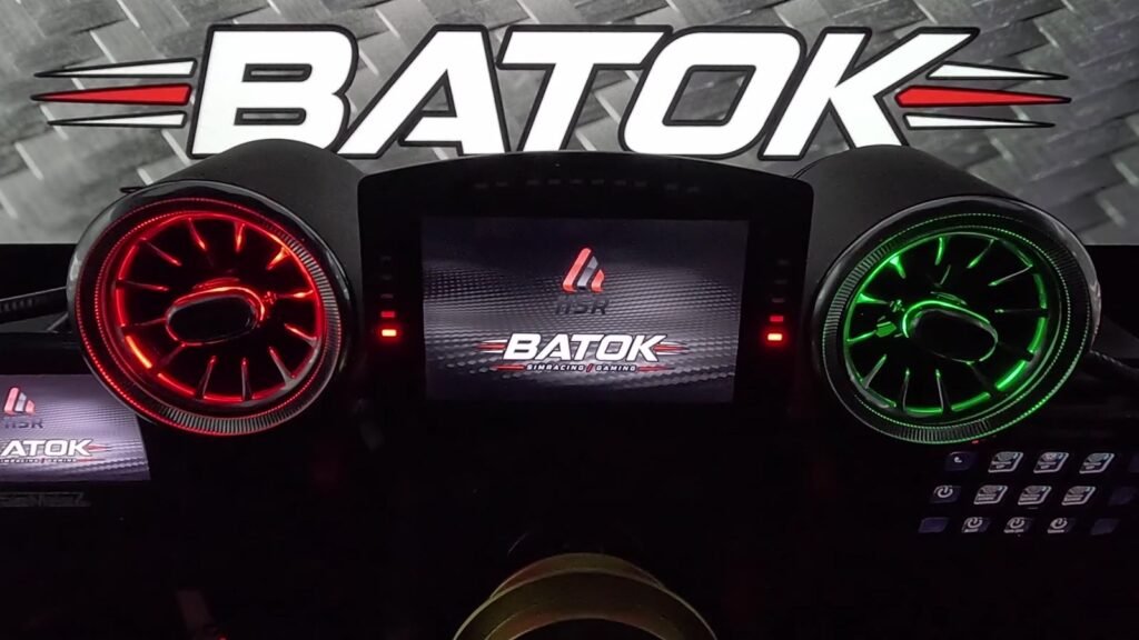 UltraWind RGB air outlets lit red and green