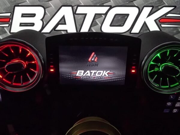 UltraWind RGB air outlets lit red and green